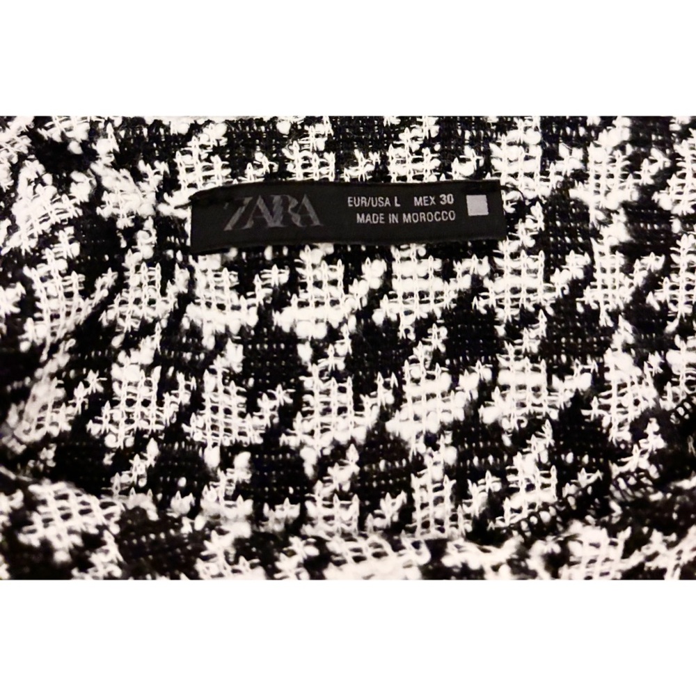 Zara Cropped Houndstooth Jacket - image 3
